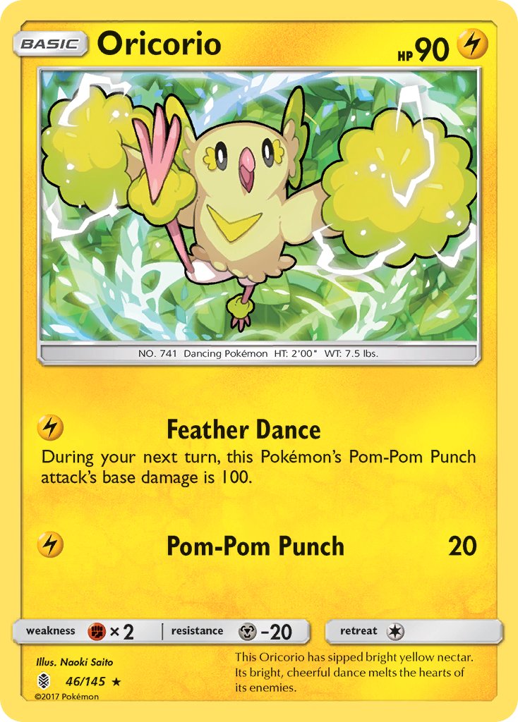 Oricorio - Guardians Rising (Rare) [GRI-46] English / Near Mint / Normal