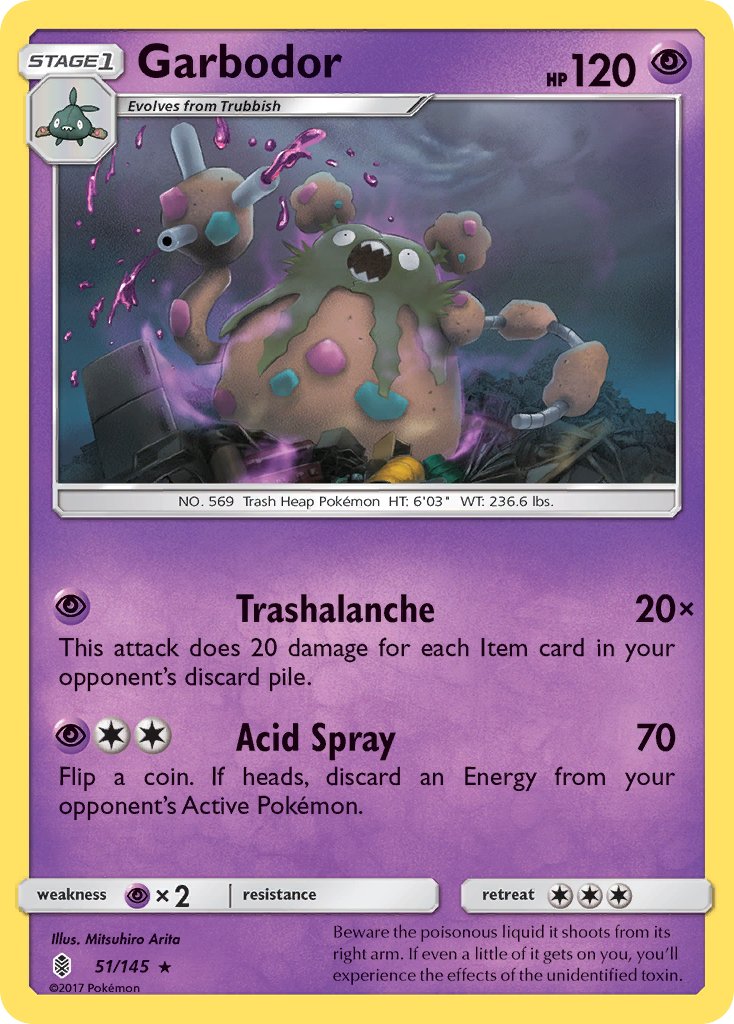 Garbodor - Guardians Rising (Rare) [GRI-51] English / Near Mint / Normal