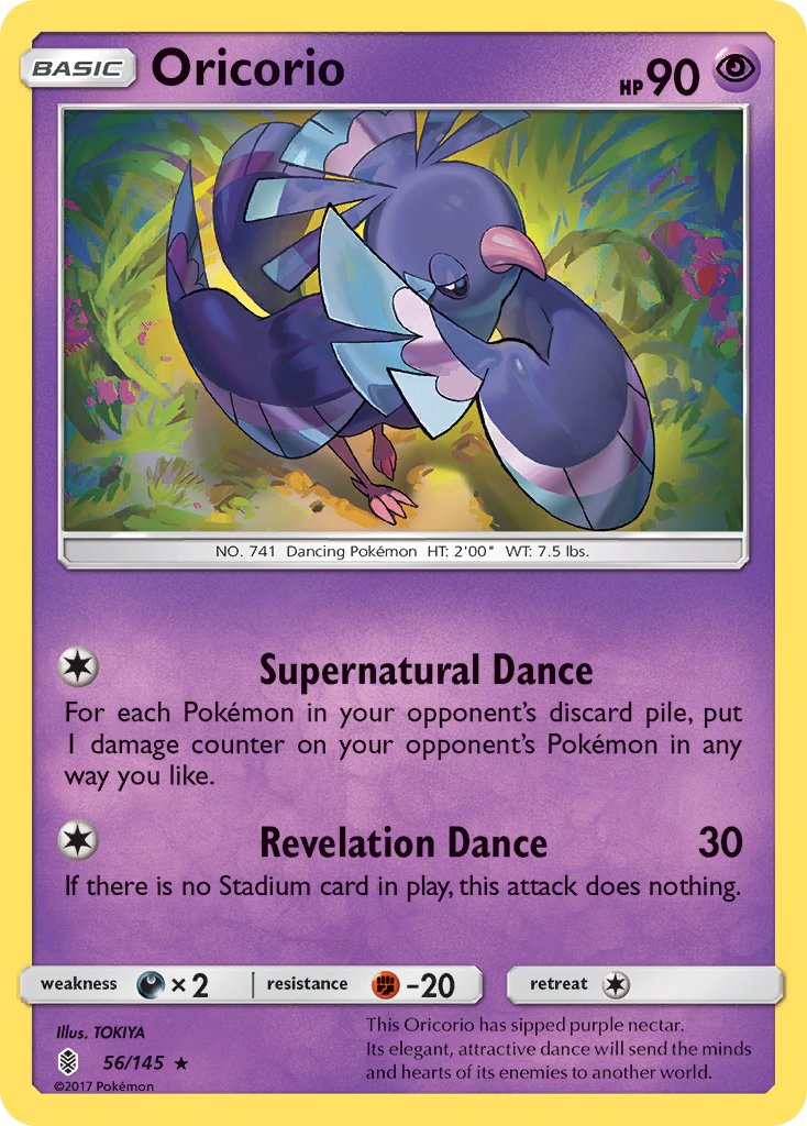 Oricorio - Guardians Rising (Rare) [GRI-56] English / Near Mint / Normal