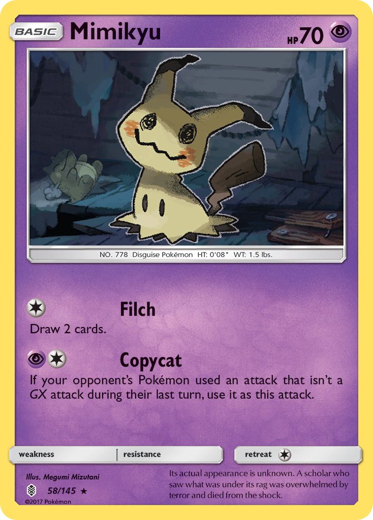 Mimikyu - Guardians Rising (Holo Rare) [GRI-58] English / Near Mint / Normal