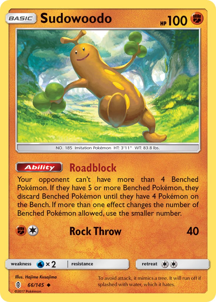 Sudowoodo - Guardians Rising (Uncommon) [GRI-66] English / Near Mint / Normal