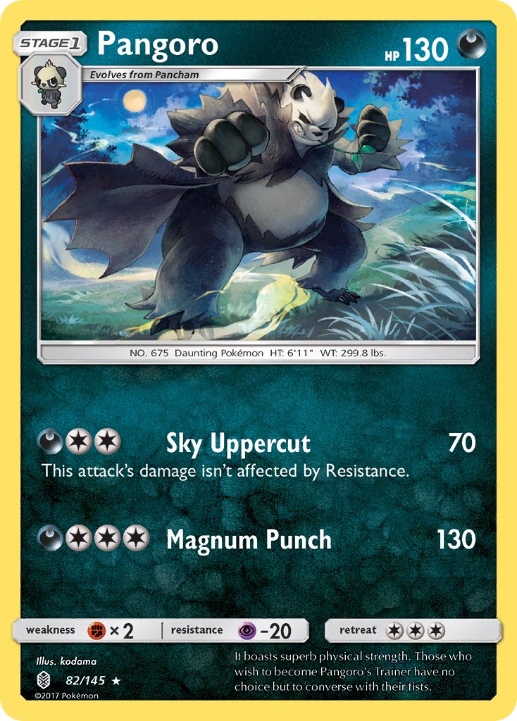 Pangoro - Guardians Rising (Rare) [GRI-82] English / Near Mint / Normal