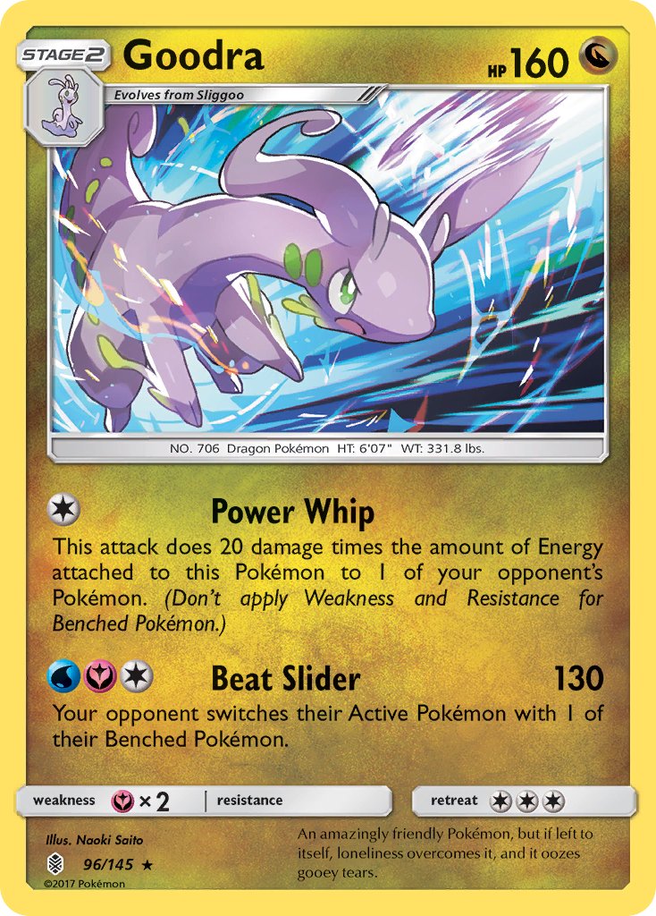 Goodra - Guardians Rising (Holo Rare) [GRI-96] English / Near Mint / Normal