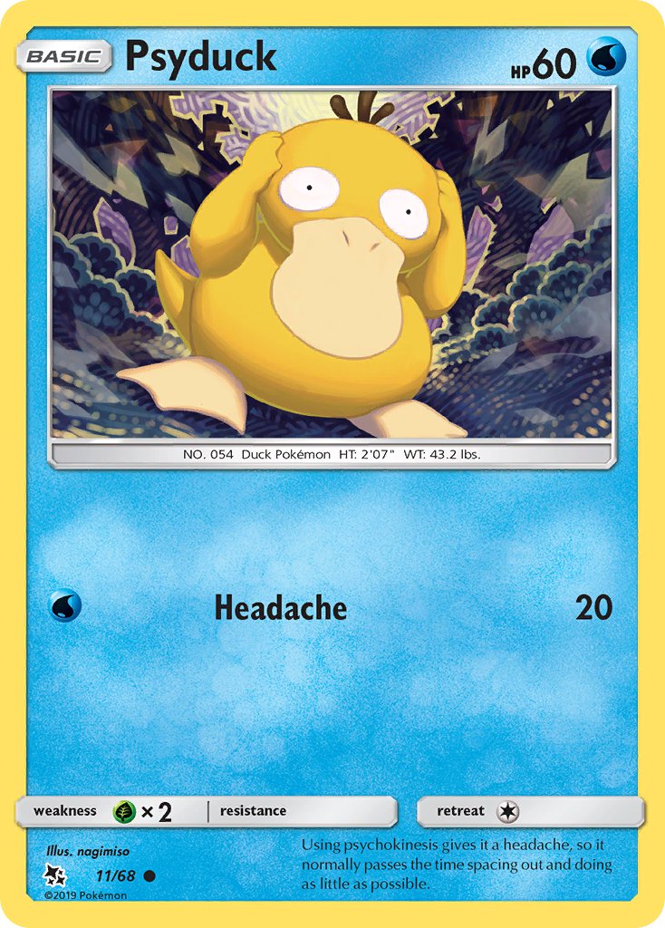 Psyduck⁣ - Hidden Fates⁣ (Common)⁣ [11] English / Near Mint / Normal
