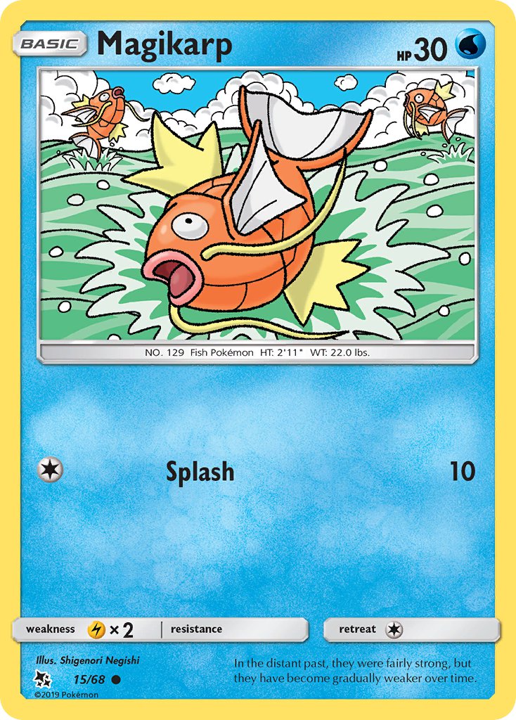 Magikarp⁣ - Hidden Fates⁣ (Common)⁣ [15] English / Near Mint / Reverse-Holo Normal