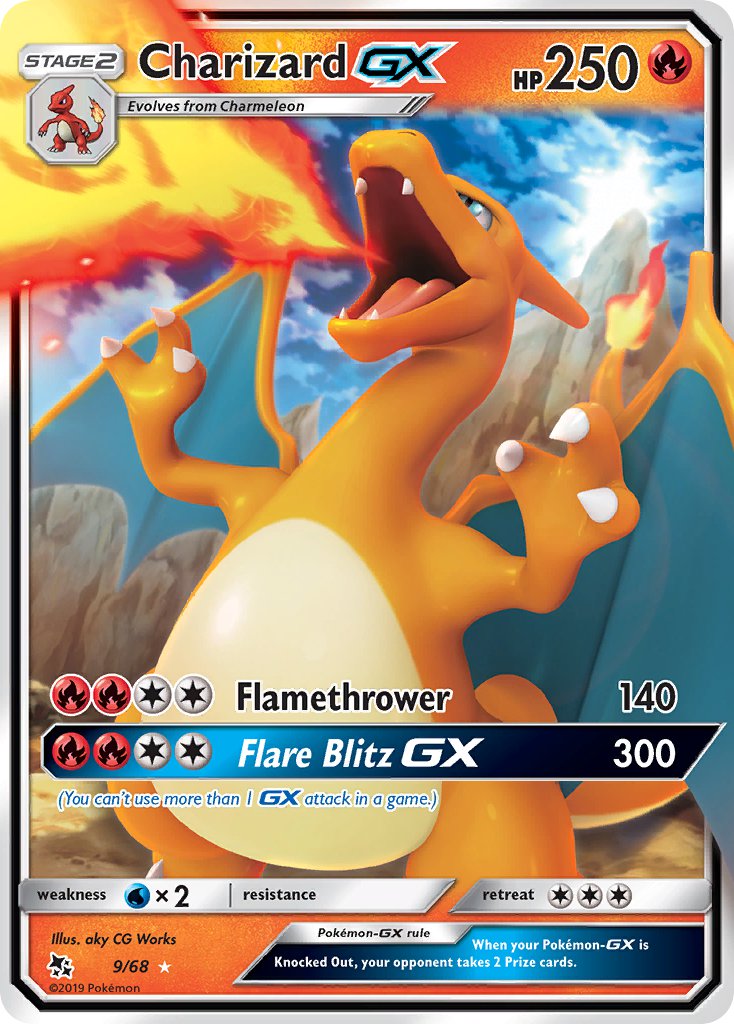 Charizard GX⁣ - Hidden Fates⁣ (Fixed)⁣ [9] English / Good / Normal