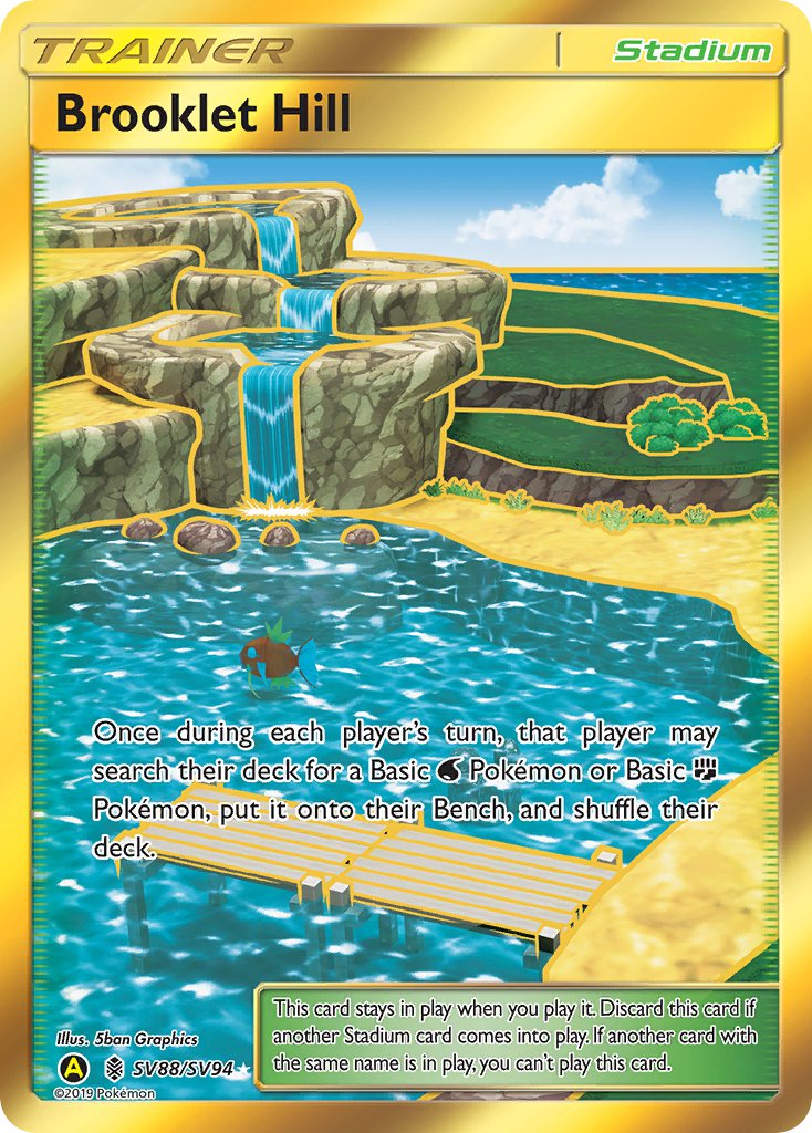 Brooklet Hill⁣ - Hidden Fates⁣ (Secret Rare)⁣ [SV88] English / Near Mint / Normal