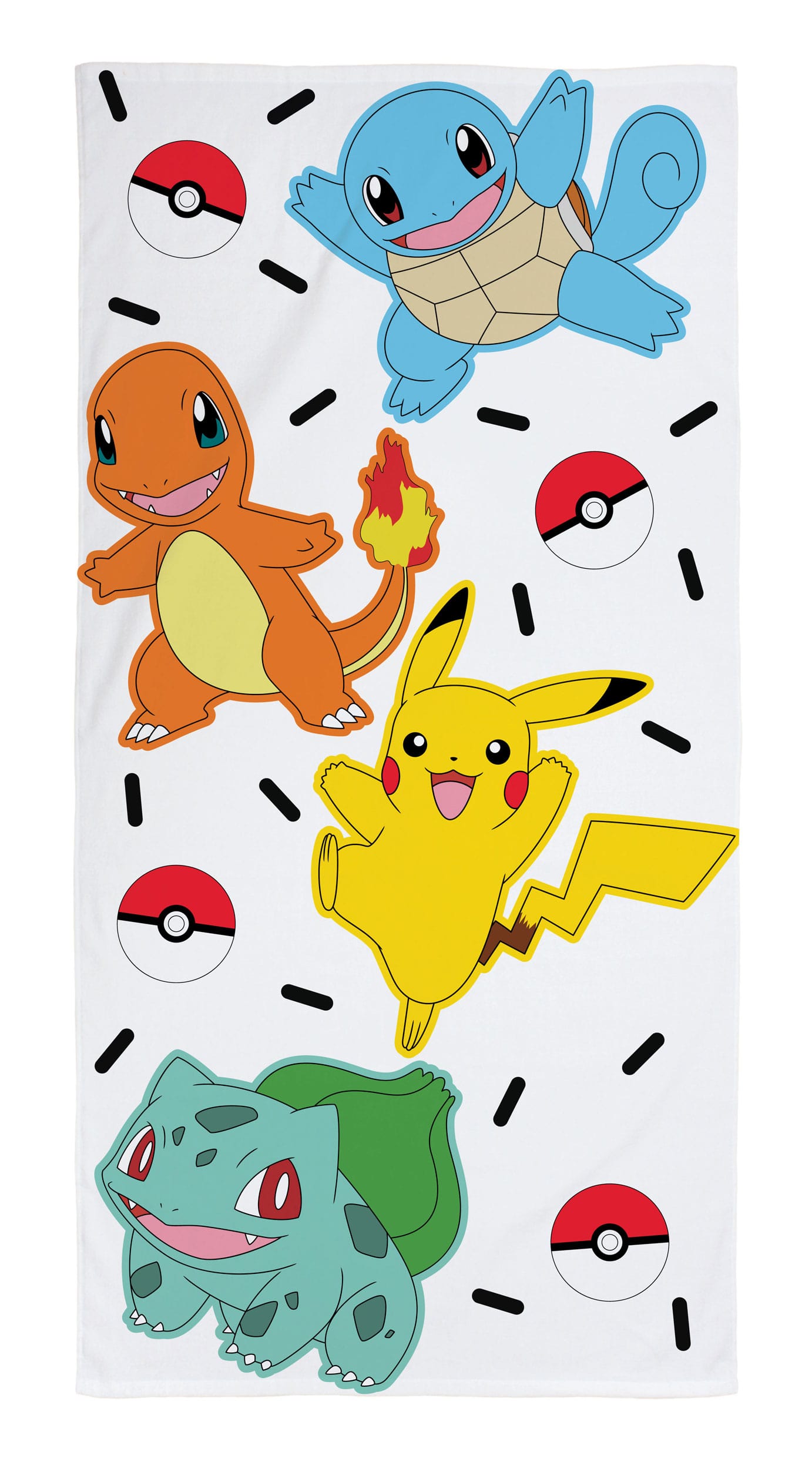 Pokemon Handklaede Pikachu Kanto Starters Toj