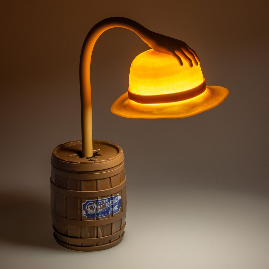 One Piece Justaerbar Bordlampe Straw Hat 28 cm Dekoration