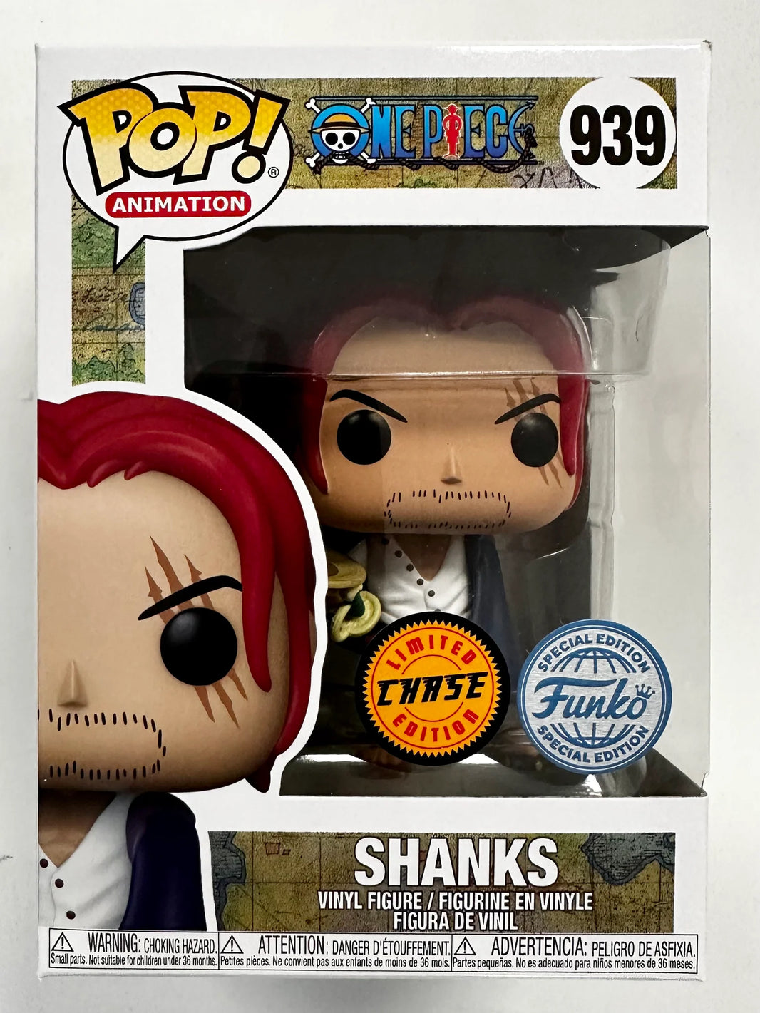 Funko POP One Piece Shanks Chase Figur