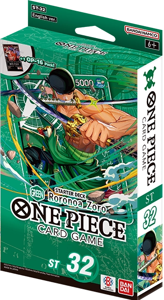 One Piece Card Game Starter Deck ST-32 Grøn Roronoa Zoro