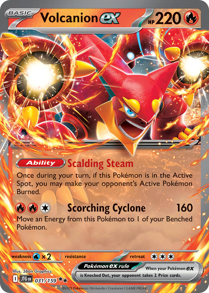 Volcanion ex⁣ - Journey Together⁣ (Double Rare)⁣ [031] English / Near Mint / Normal