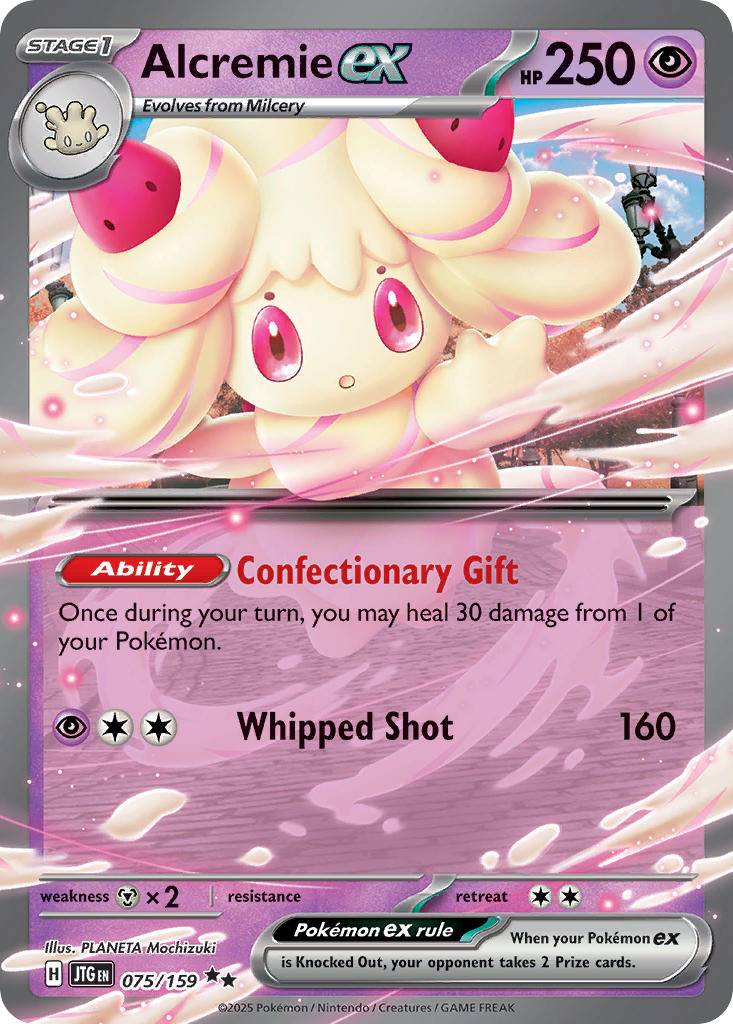 Alcremie ex⁣ - Journey Together⁣ (Double Rare)⁣ [075] English / Near Mint / Normal