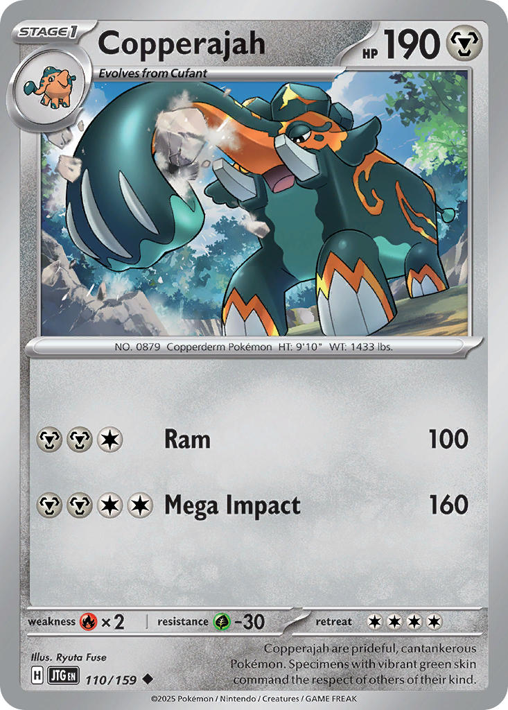 Copperajah⁣ - Journey Together⁣ (Uncommon)⁣ [110] English / Near Mint / Reverse-Holo Normal