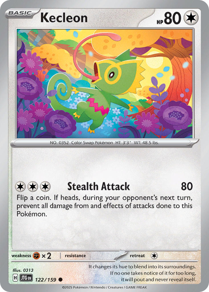 Kecleon⁣ - Journey Together⁣ (Common)⁣ [122] English / Near Mint / Reverse-Holo Normal