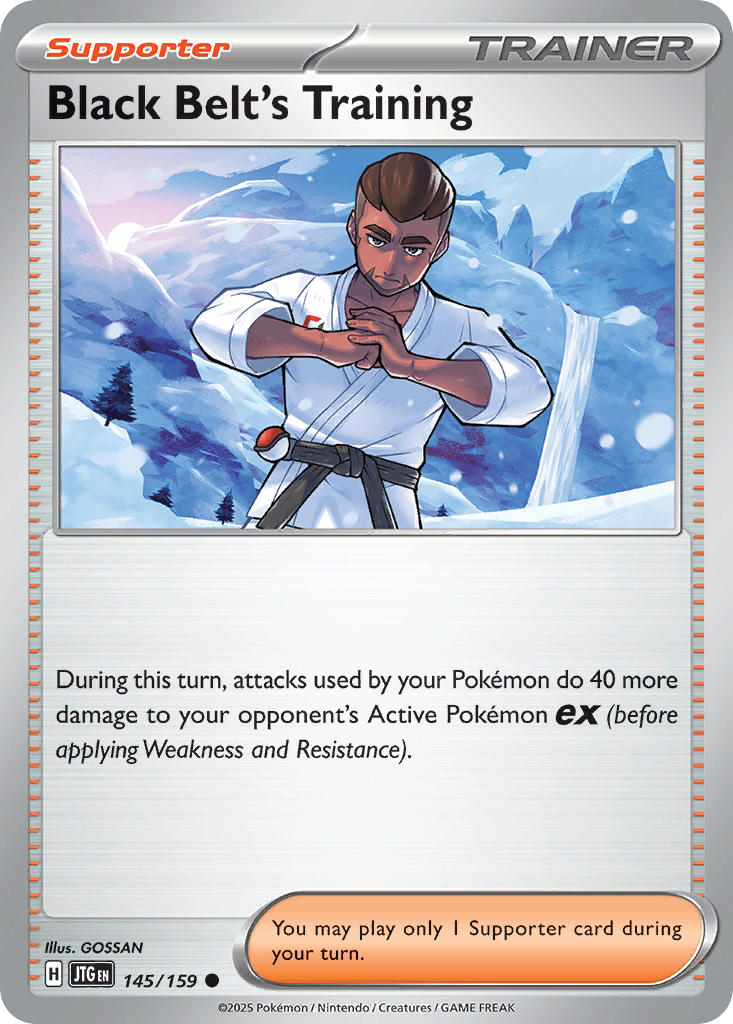Black Belt's Training⁣ - Journey Together⁣ (Common)⁣ [145] English / Near Mint / Reverse-Holo Normal