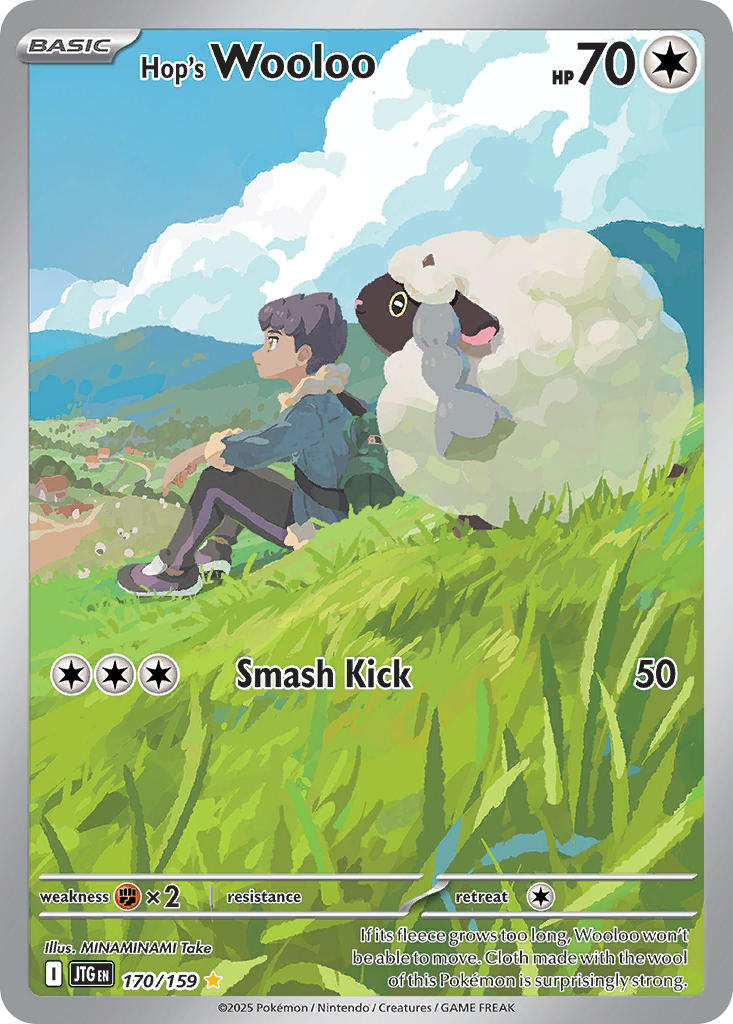 Hop's Wooloo⁣ - Journey Together⁣ (Illustration Rare)⁣ [170] English / Near Mint / Normal