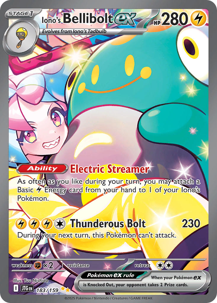 Iono's Bellibolt ex⁣ - Journey Together⁣ (Special Illustration Rare)⁣ [183] English / Near Mint / Normal