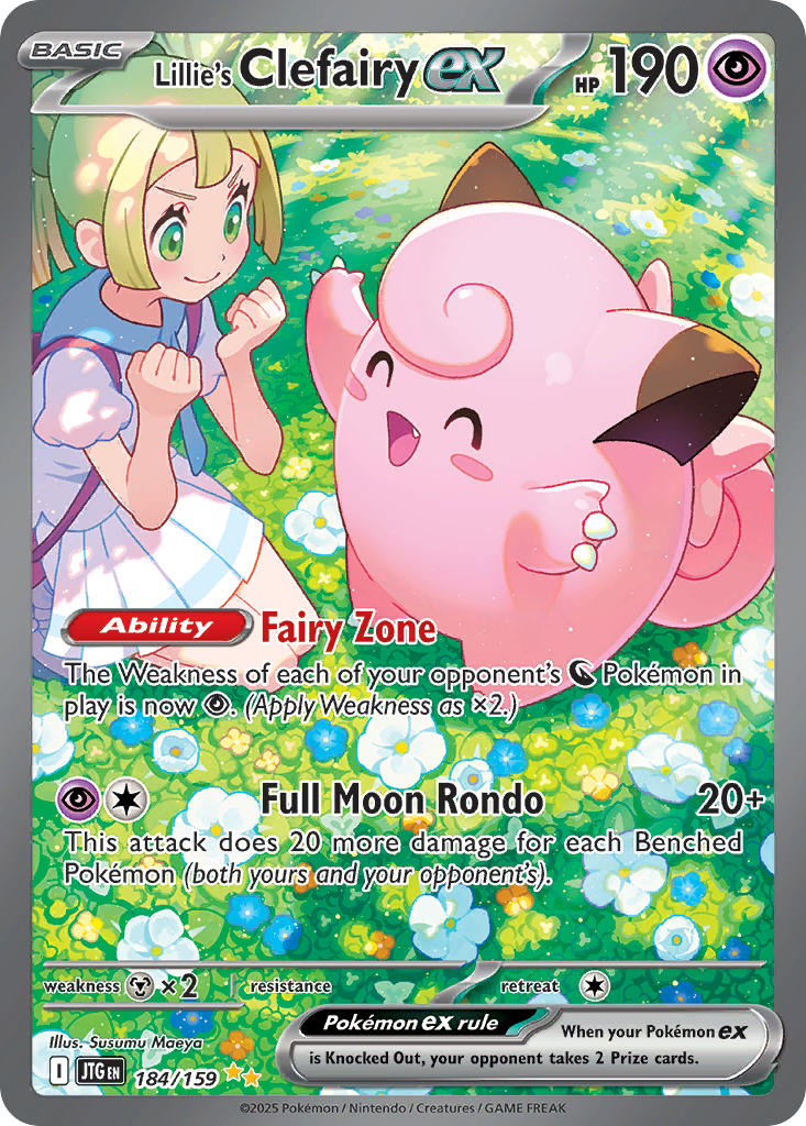 Lillie's Clefairy ex⁣ - Journey Together⁣ (Special Illustration Rare)⁣ [184] English / Near Mint / Normal