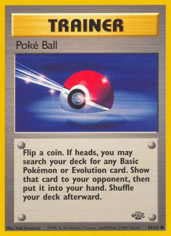 Poké Ball⁣ - Jungle⁣ (Common)⁣ [64] English / Played / Normal