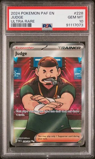 Judge - Paldean Fates (Ultra Rare) [228] Kortspil