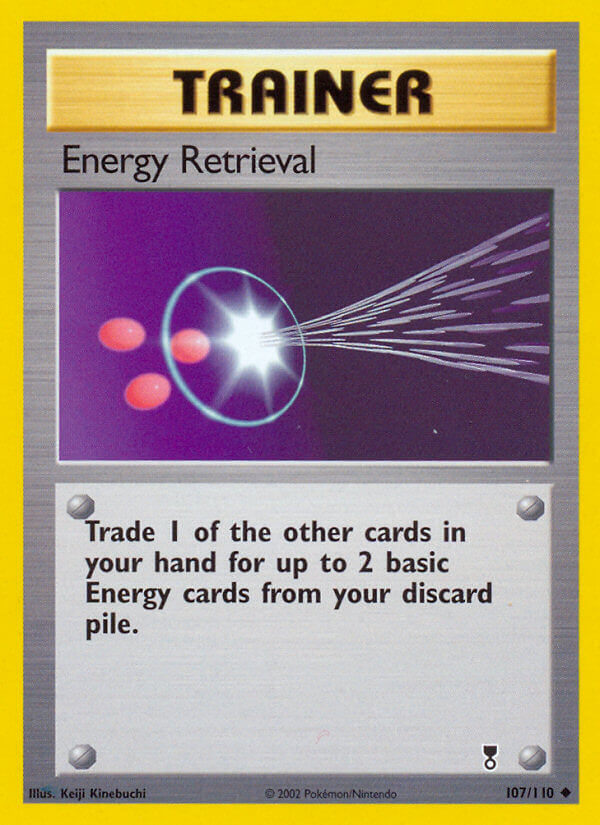 Energy Retrieval⁣ - Legendary Collection⁣ (Uncommon)⁣ [107] English / Excellent / Reverse-Holo Normal
