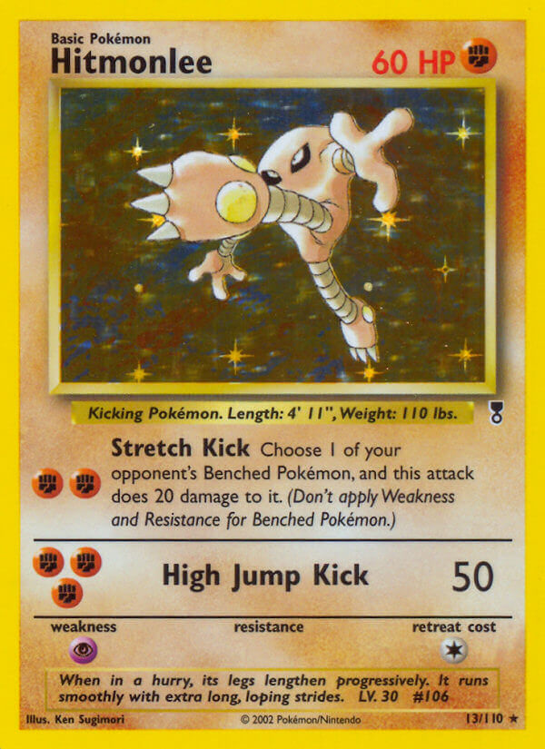 Hitmonlee⁣ - Legendary Collection⁣ (Holo Rare)⁣ [13] English / Poor / Reverse-Holo Normal
