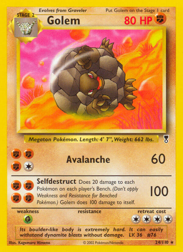 Golem⁣ - Legendary Collection⁣ (Rare)⁣ [24] English / Excellent / Normal