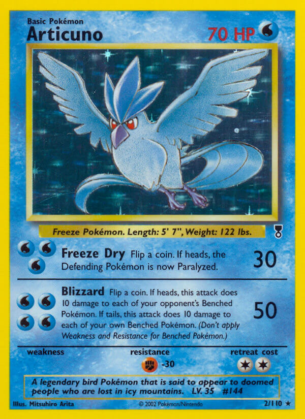 Articuno⁣ - Legendary Collection⁣ (Holo Rare)⁣ [2] English / Near Mint / Reverse-Holo Normal