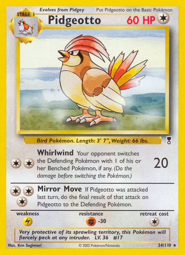 Pidgeotto⁣ - Legendary Collection⁣ (Rare)⁣ [34] English / Light Played / Normal