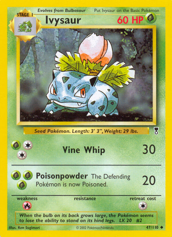 Ivysaur⁣ - Legendary Collection⁣ (Uncommon)⁣ [47] English / Played / Normal