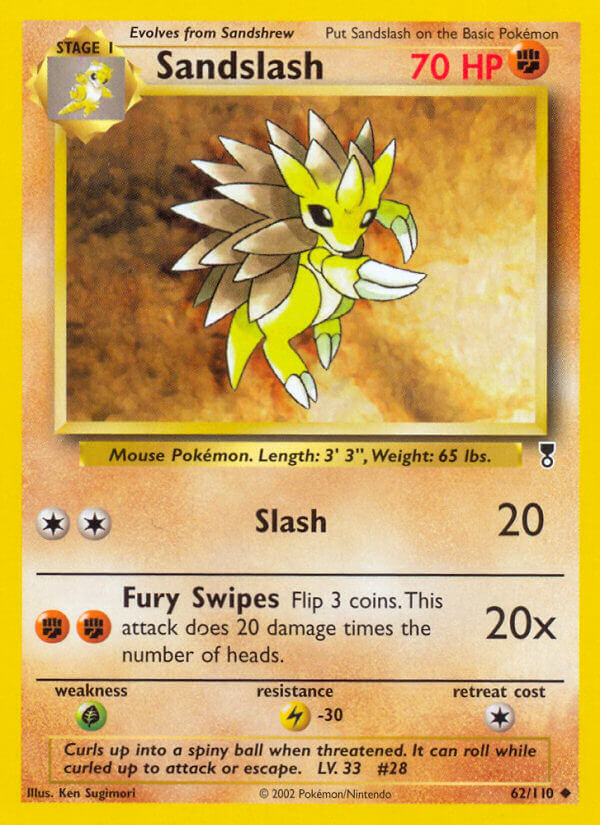 Sandslash⁣ - Legendary Collection⁣ (Uncommon)⁣ [62] English / Poor / Normal