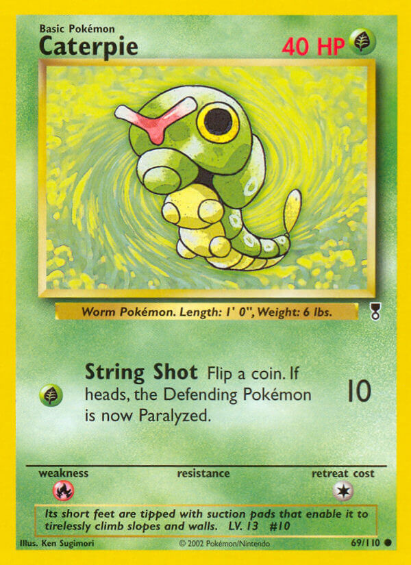 Caterpie⁣ - Legendary Collection⁣ (Common)⁣ [69] English / Light Played / Normal