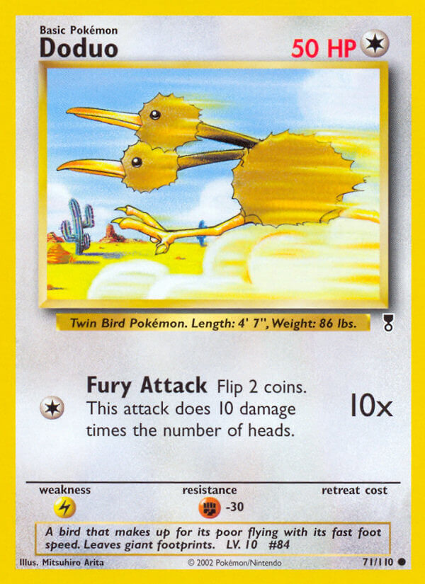 Doduo⁣ - Legendary Collection⁣ (Common)⁣ [71] English / Excellent / Normal