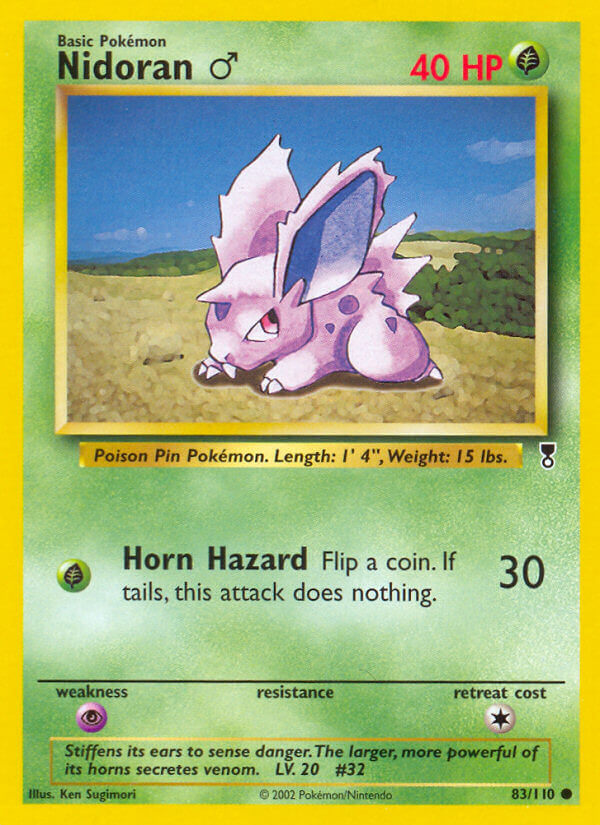 Nidoran [M]⁣ - Legendary Collection⁣ (Common)⁣ [83] English / Near Mint / Normal