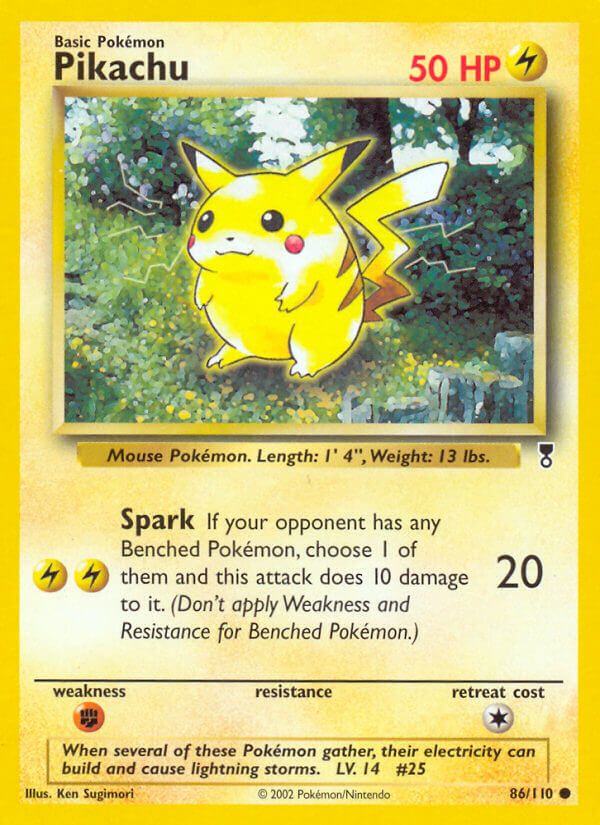 Pikachu⁣ - Legendary Collection⁣ (Common)⁣ [86] English / Light Played / Normal