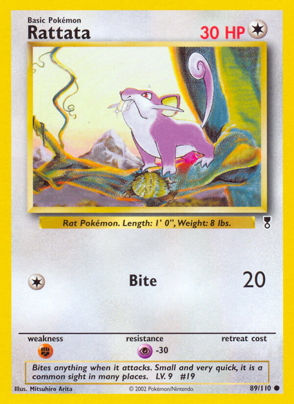 Rattata⁣ - Legendary Collection⁣ (Common)⁣ [89] English / Excellent / Normal