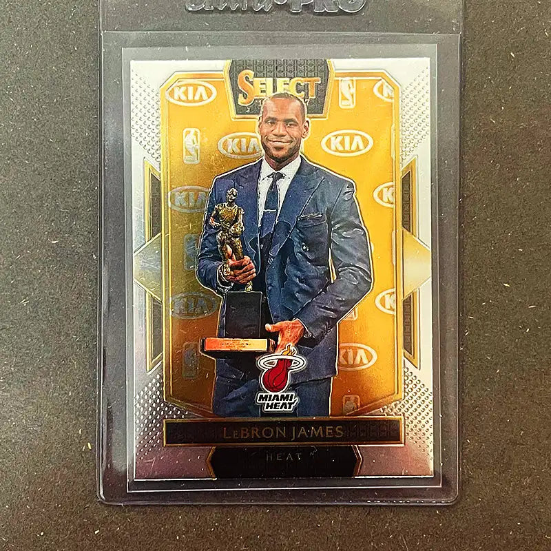 LeBron James - Select #290 2016-17 Silver Prizm Sportssamleobjekter Panini 