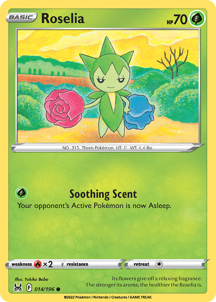 Roselia - Lost Origin (Common) [LOR-014] English / Near Mint / Normal