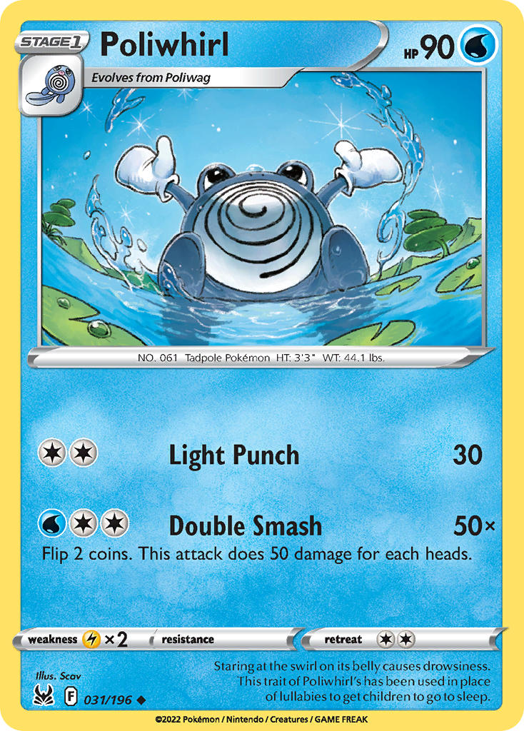 Poliwhirl - Lost Origin (Uncommon) [LOR-031] English / Near Mint / Normal