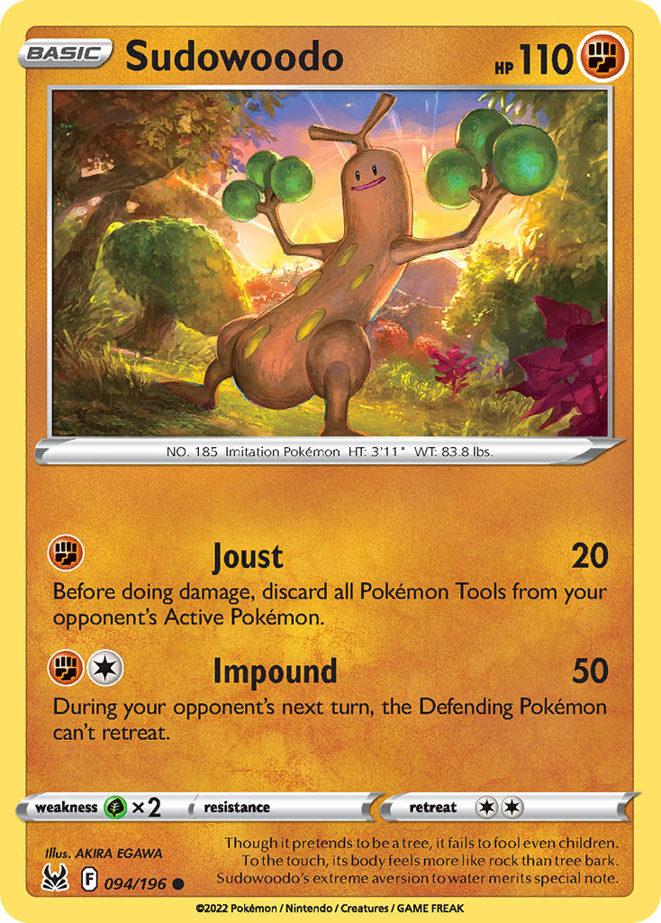 Sudowoodo - Lost Origin (Common) [LOR-094] English / Near Mint / Normal