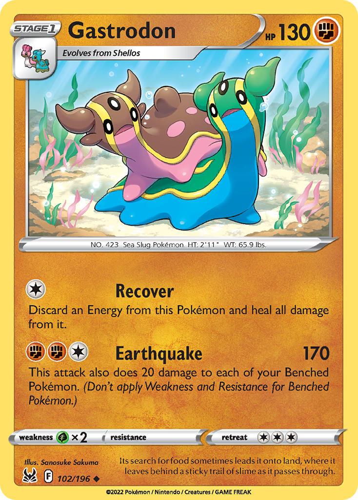 Gastrodon - Lost Origin (Uncommon) [LOR-102] English / Near Mint / Normal