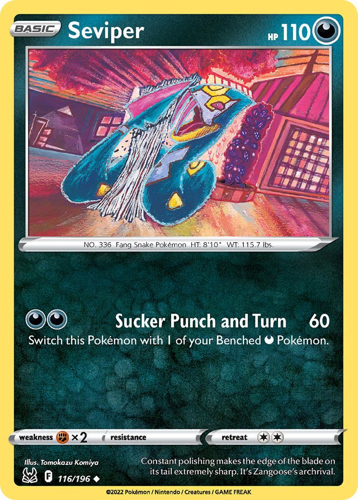 Seviper - Lost Origin (Uncommon) [LOR-116] English / Near Mint / Normal