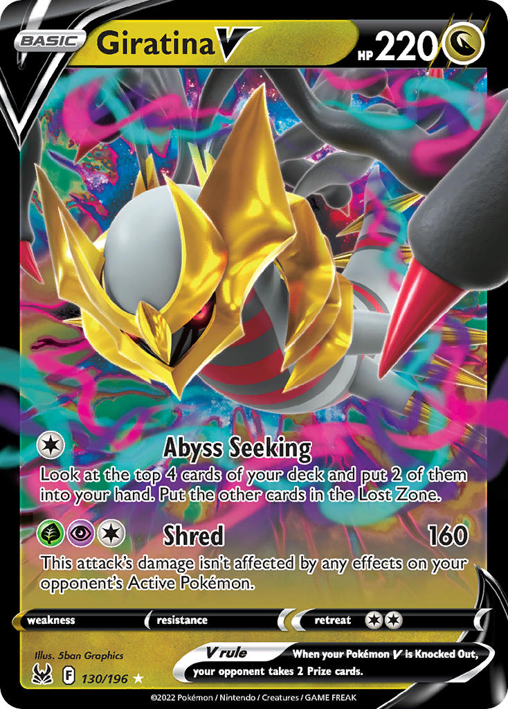 Giratina V - Lost Origin (Ultra Rare) [LOR-130] English / Near Mint / Normal