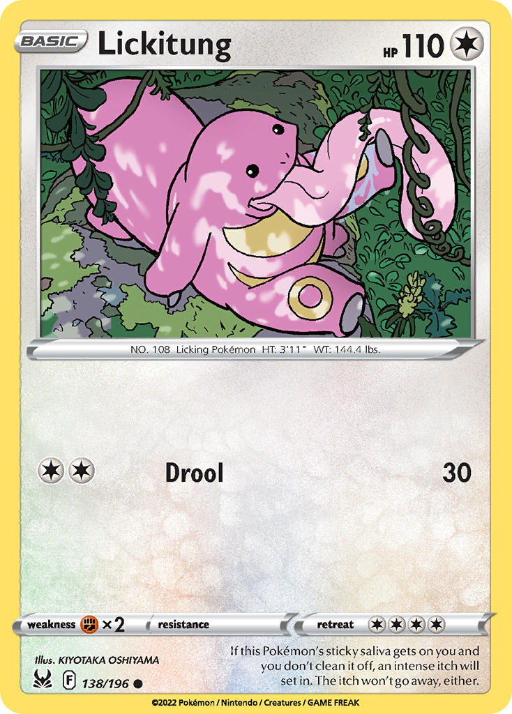 Lickitung - Lost Origin (Common) [LOR-138] English / Near Mint / Normal