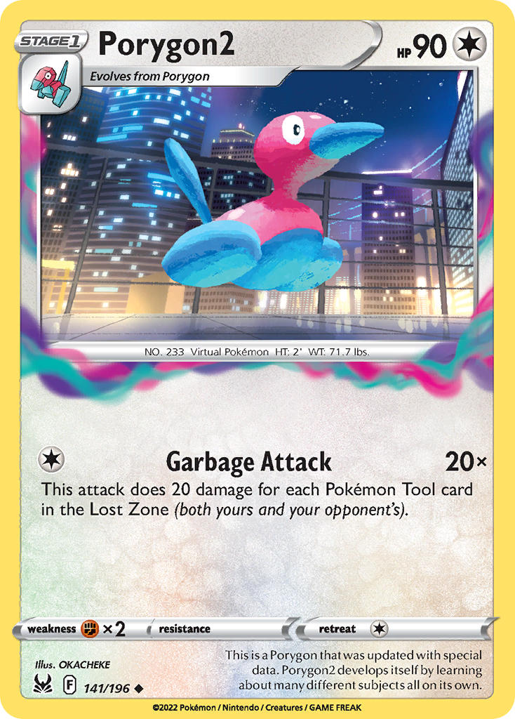 Porygon2 - Lost Origin (Uncommon) [LOR-141] English / Near Mint / Normal