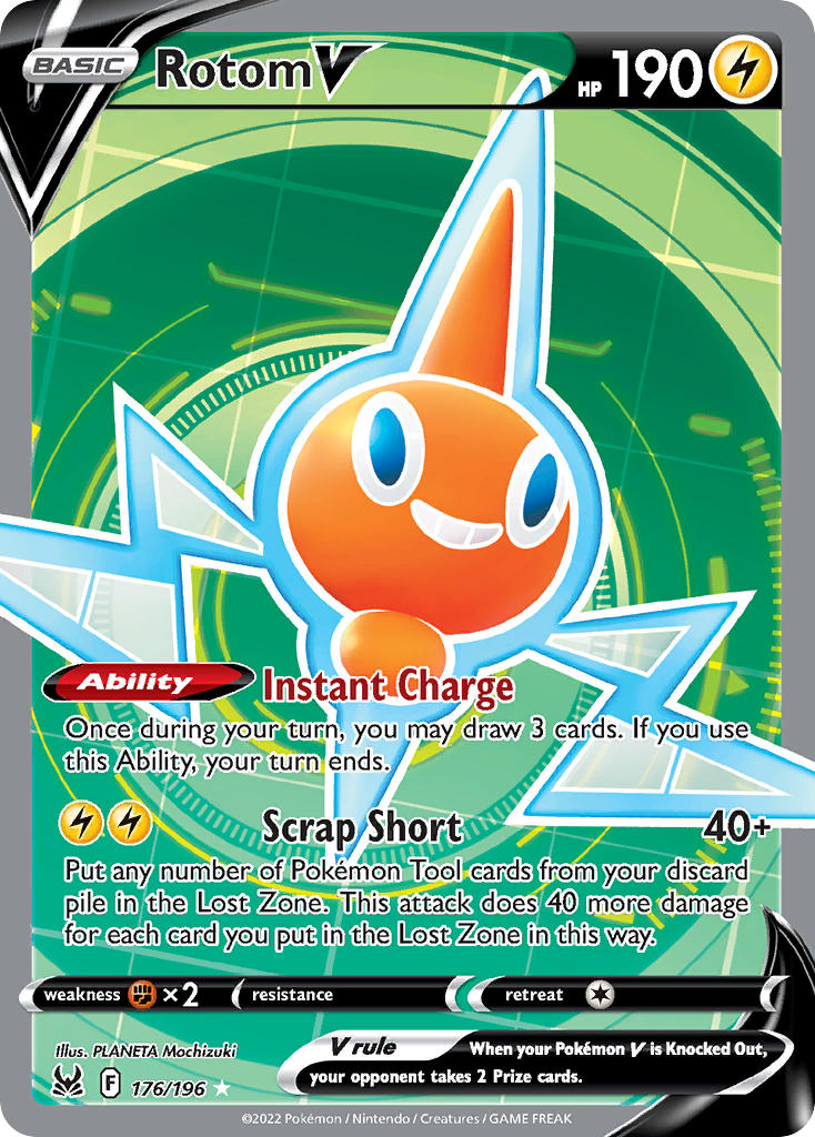 Rotom V - Lost Origin (Ultra Rare) [LOR-176] English / Near Mint / Normal