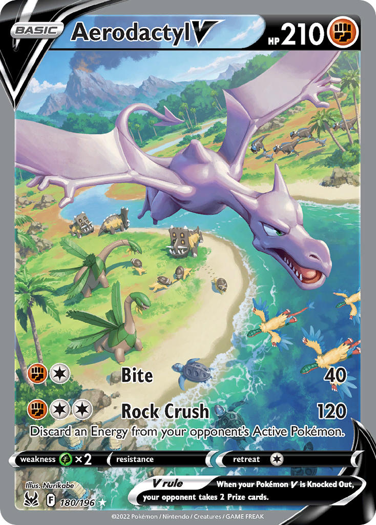 Aerodactyl V - Lost Origin (Ultra Rare) [LOR-180] English / Near Mint / Normal