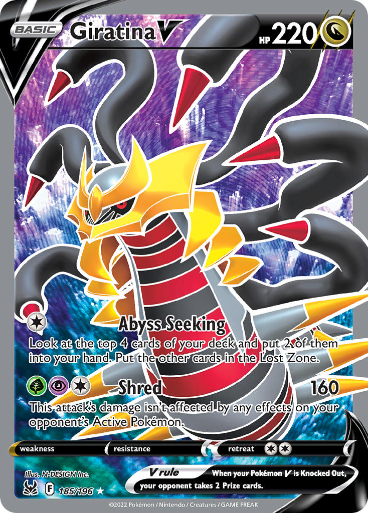 Giratina V - Lost Origin (Ultra Rare) [LOR-185] English / Near Mint / Normal