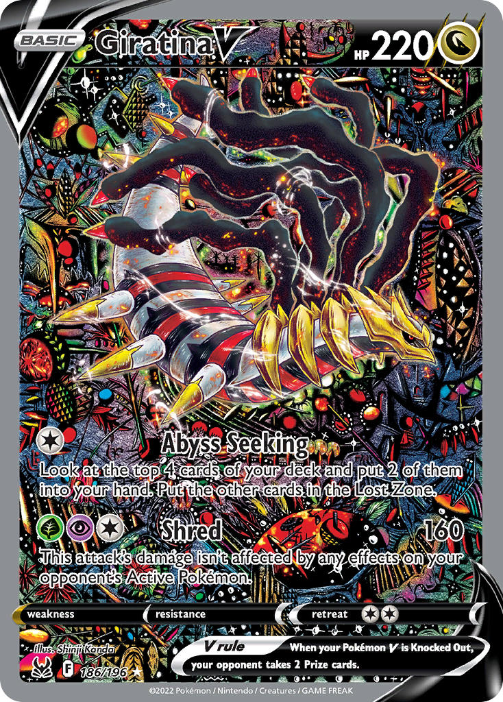 Giratina V - Lost Origin (Ultra Rare) [LOR-186] English / Near Mint / Normal